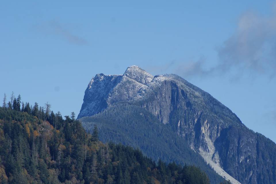 Towering cliffs