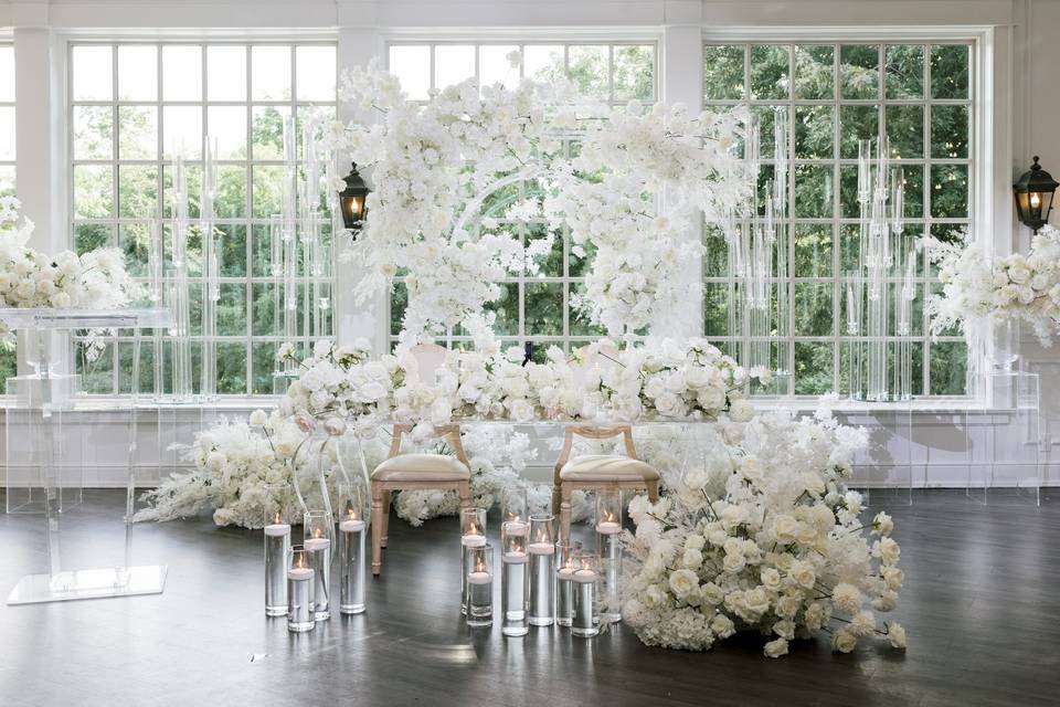 Reception Head table