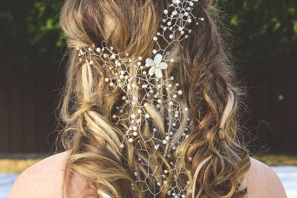 Floral hair pieces