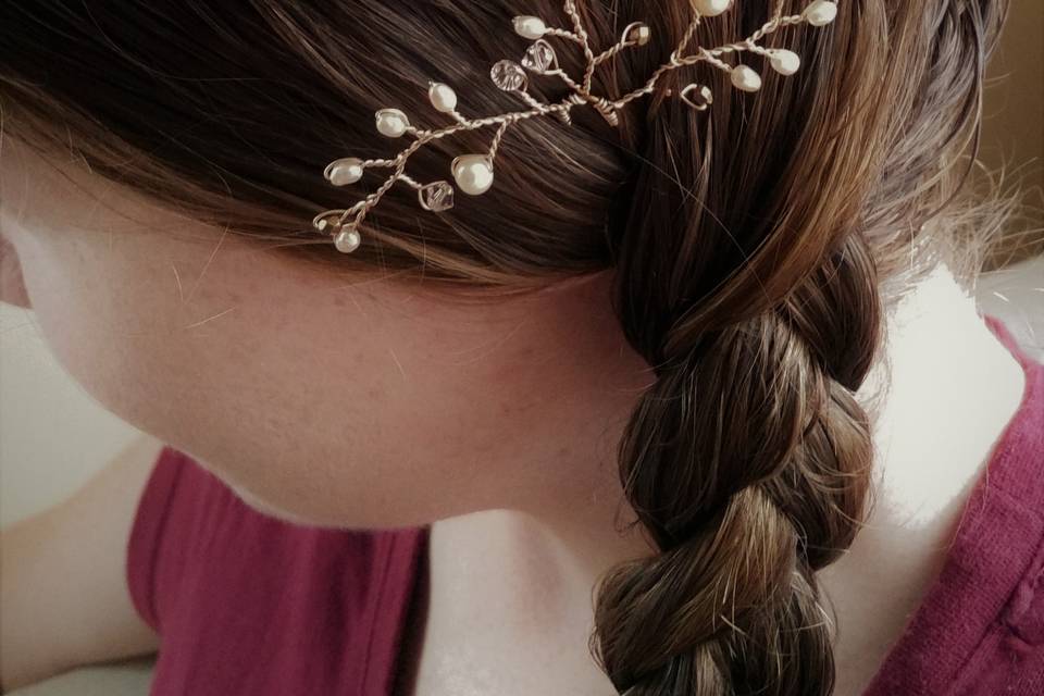 Rose gold hair accessories