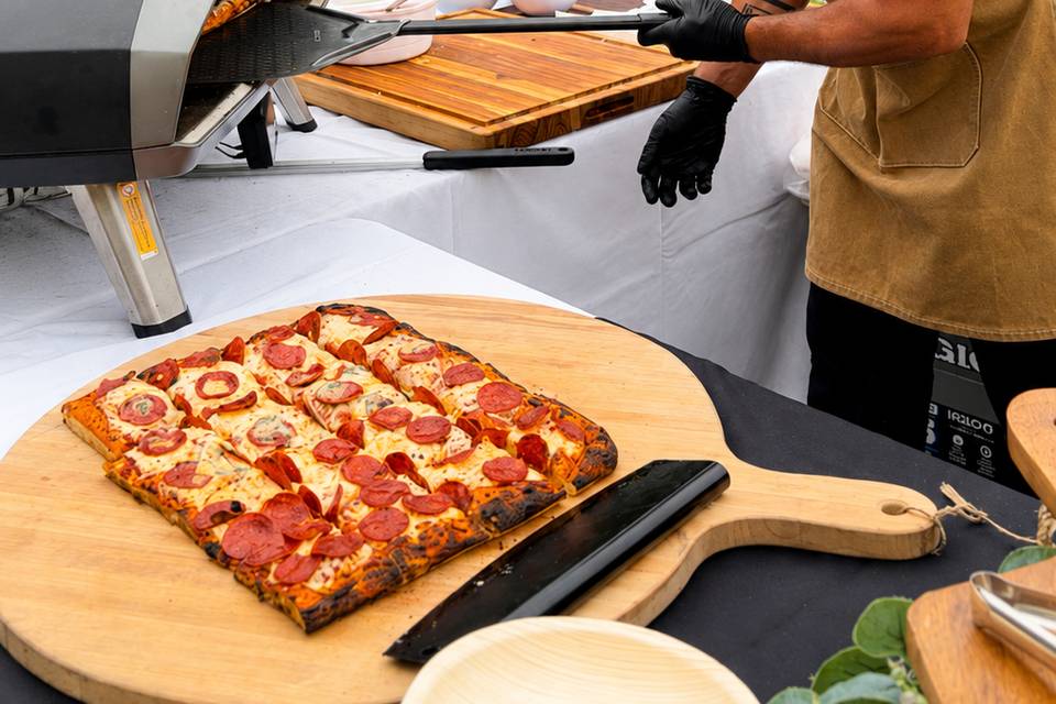 Pizza station