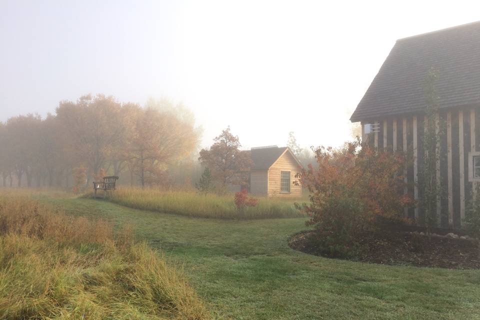 Tapp barn and writers cabin