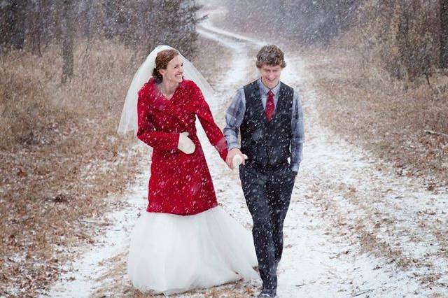 Trenton, Ontario winter wedding
