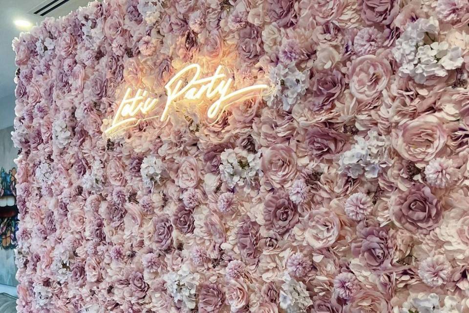 Floral wall
