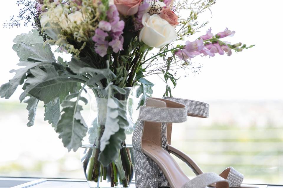 Bouquet with special leaves