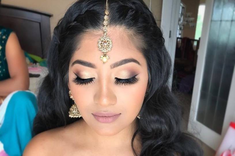 Engagement Makeup and Hair