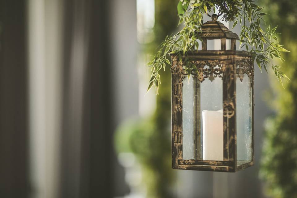 Hanging Greenery Lantern