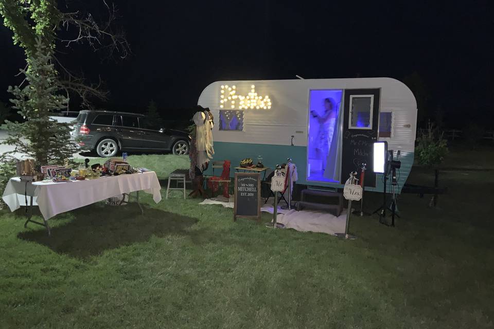 Camper Photo Booth 1965
