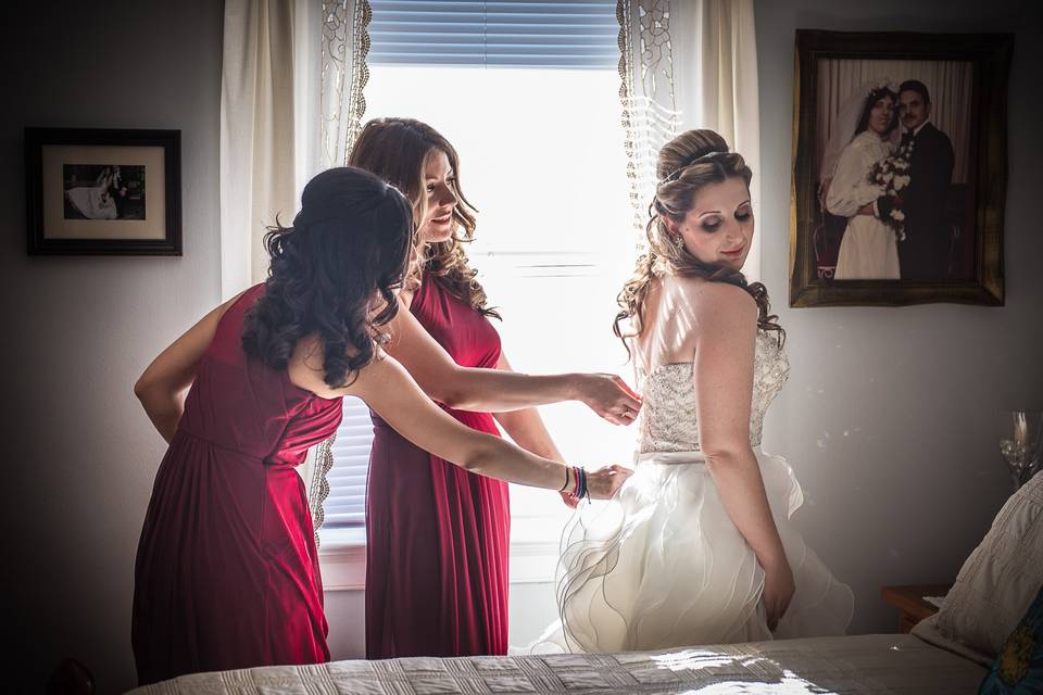 Getting ready - George V Photography