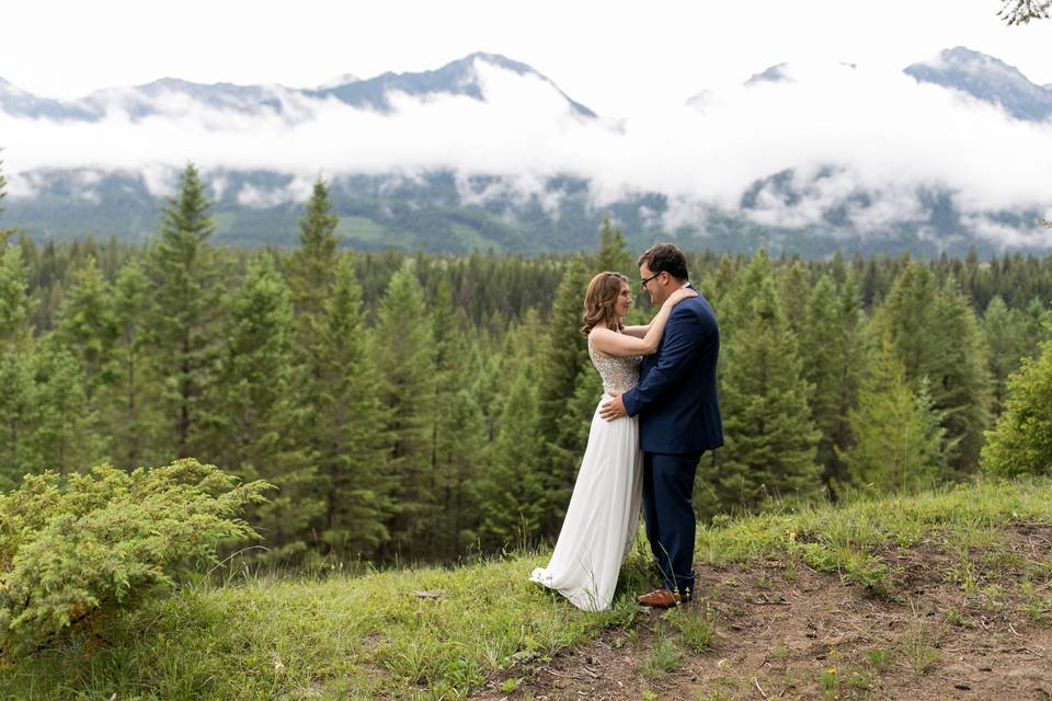 Radium Hot Springs BC Wedding