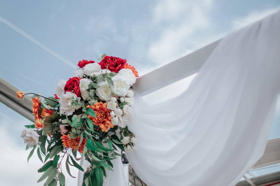 Floral Table setup