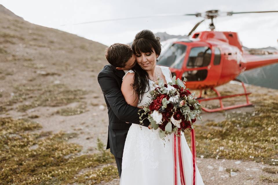 Rockies Heli Canada Wedding