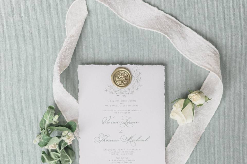 Wax Seal Invitation