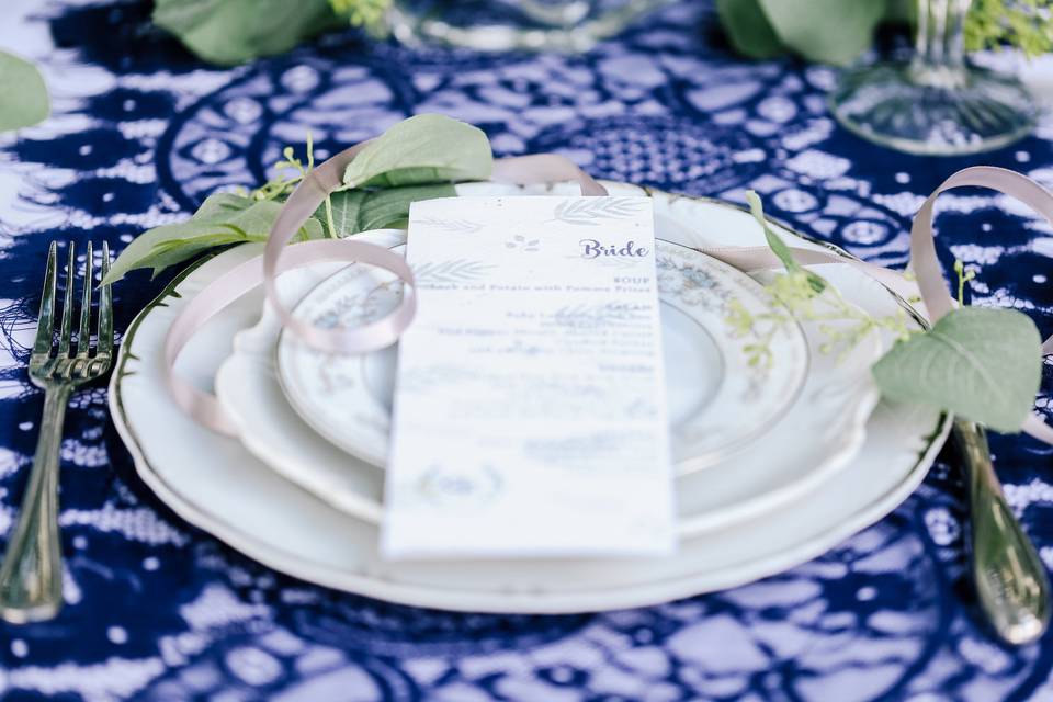 Custom Menu Cards