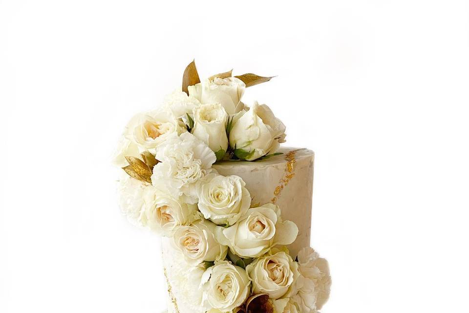 Gold Marble 2 Tier