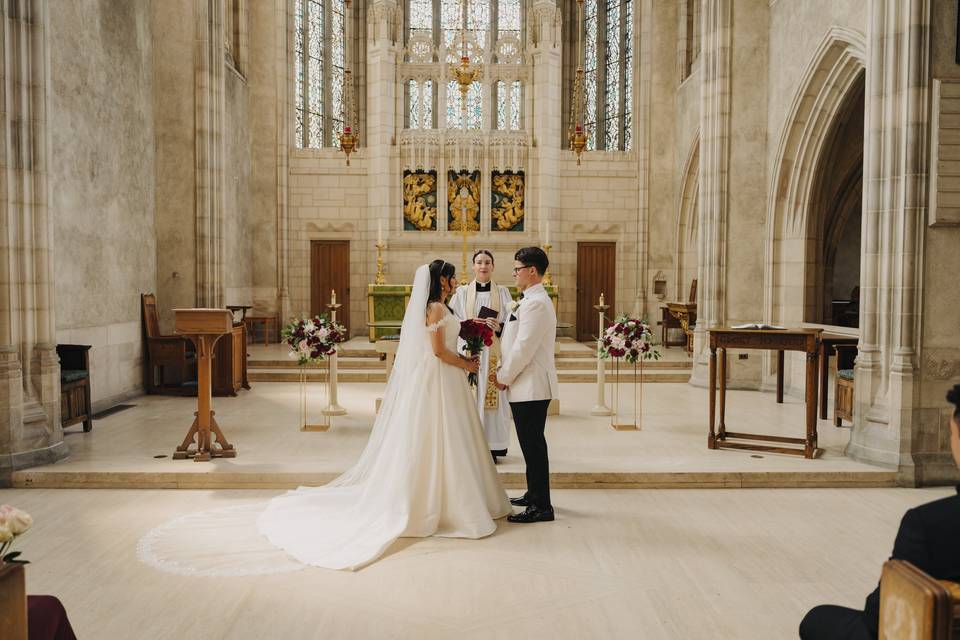 Wedding ceremony.