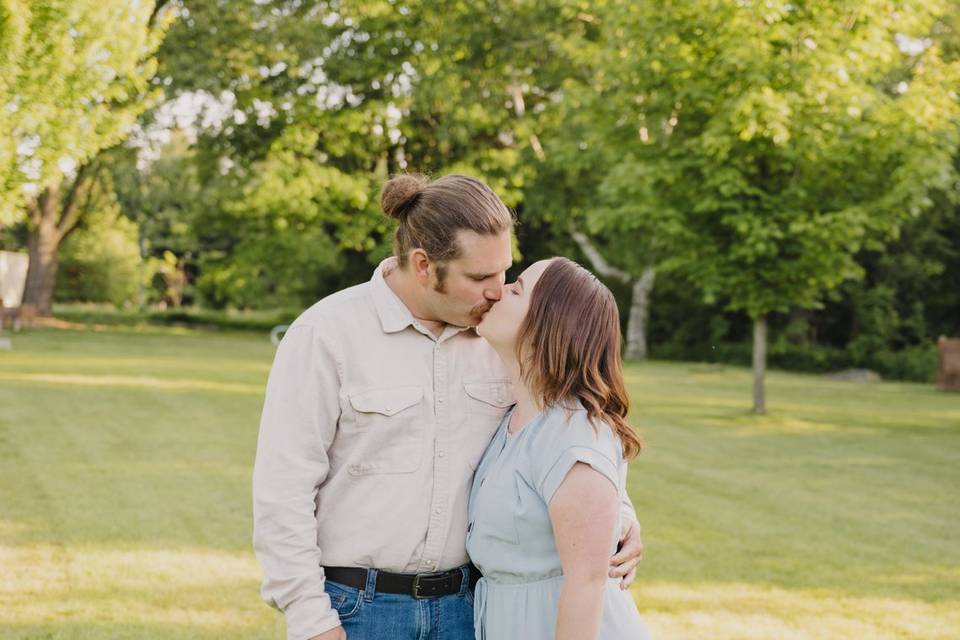 Couple kissing