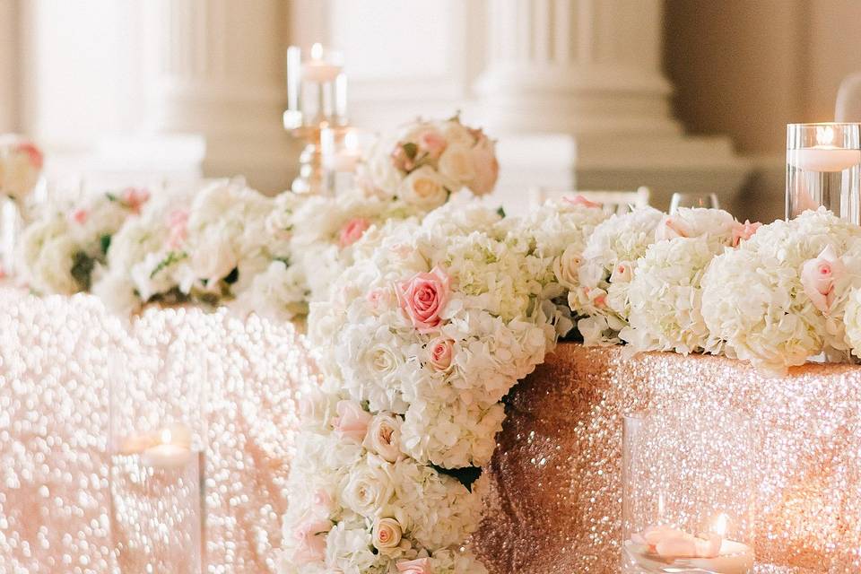 Luxe Head Table Decor