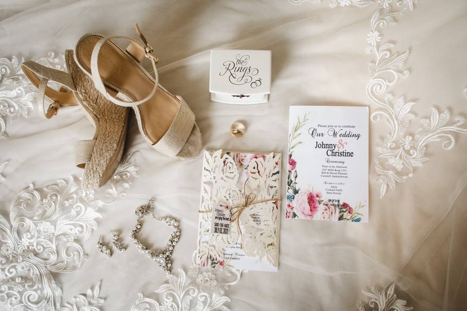 Wedding detail photography