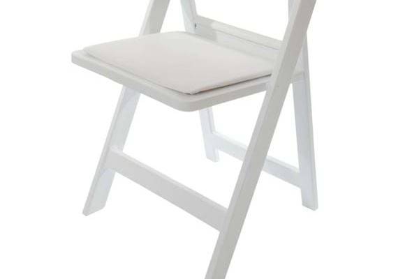 Resin folding chair