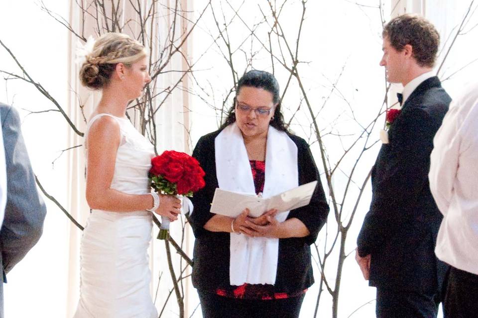Rev. Darcelle Runciman - Your Wedding Officiant ~ The Infinity Centre