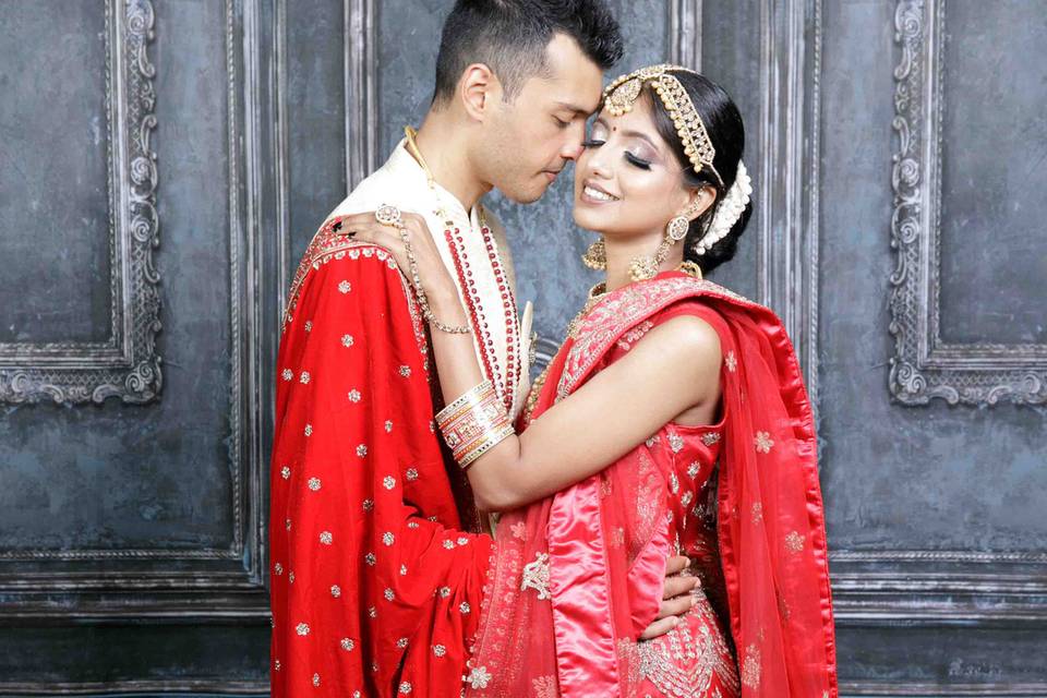 Hindu couple portrait