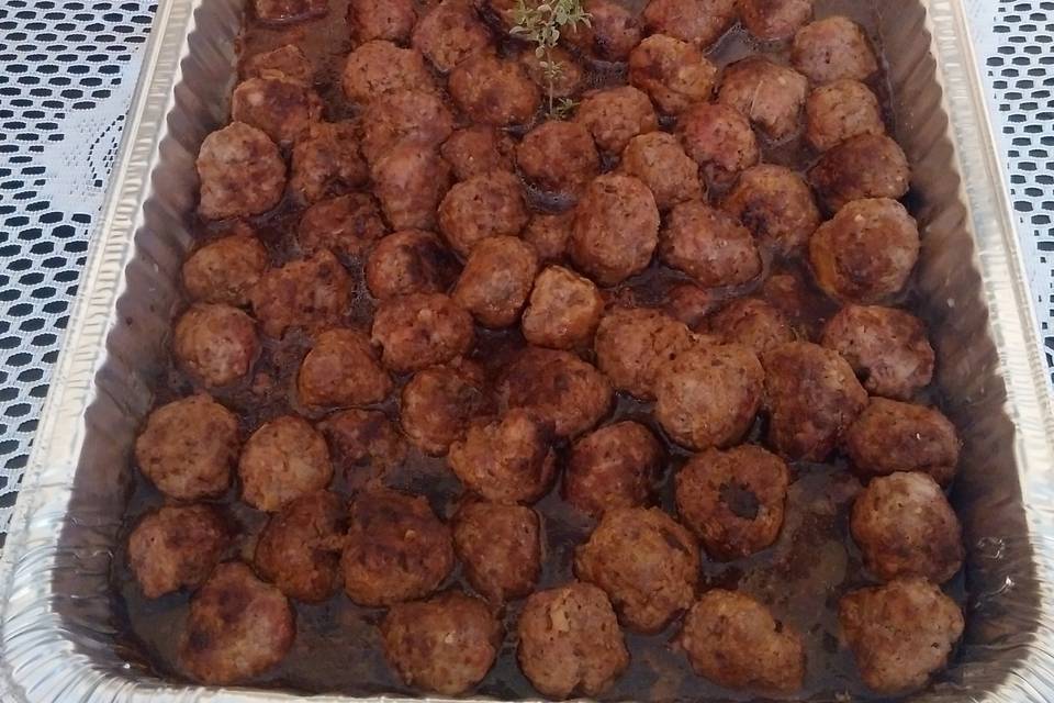 Homr-made swedish meat balls