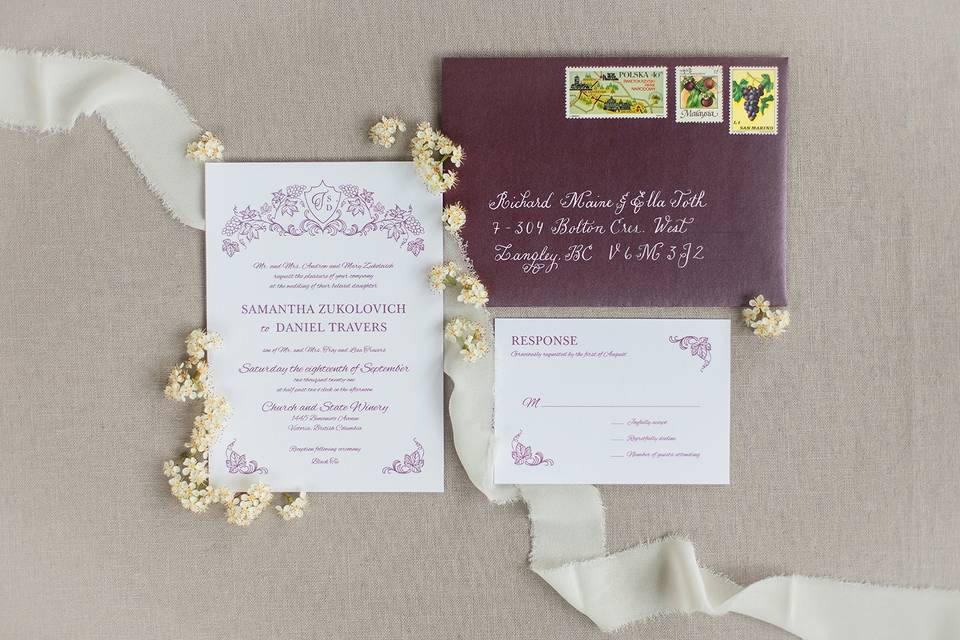 Grapevine invitation