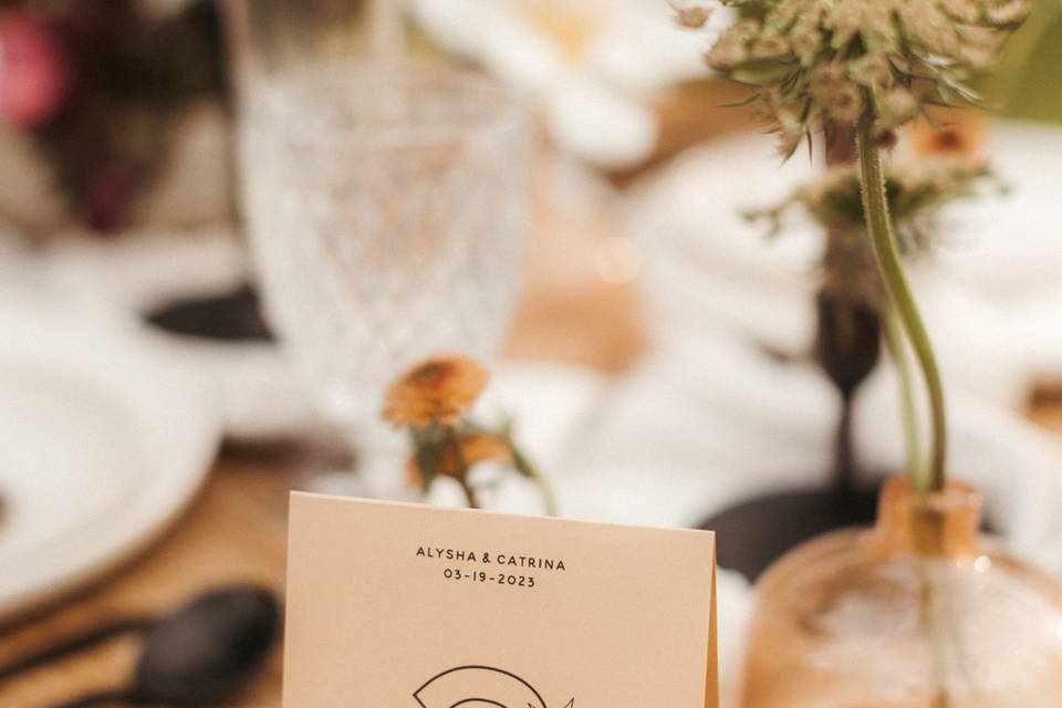 Table numbers