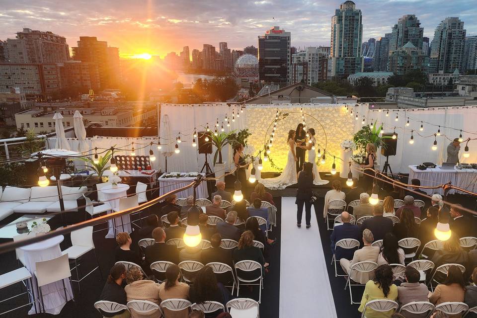 Wedding Ceremony - Sunset