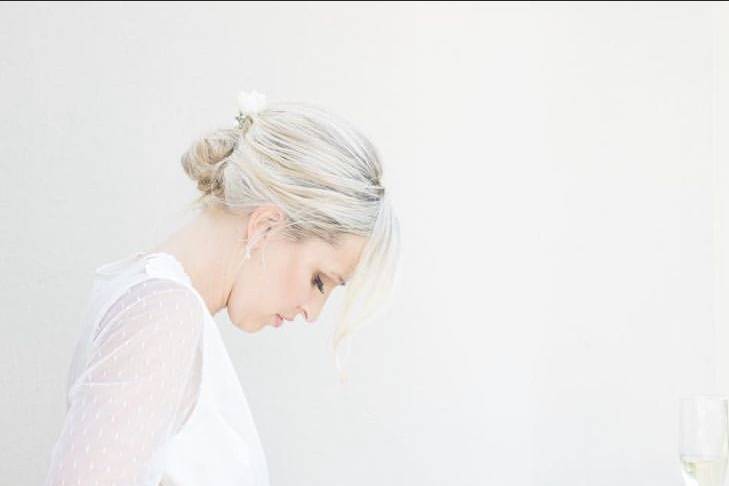 Soft bridal hair