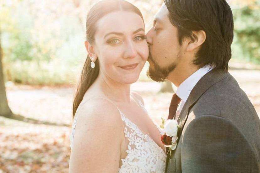 Soft bridal hair