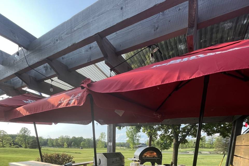 Patio - pizza oven