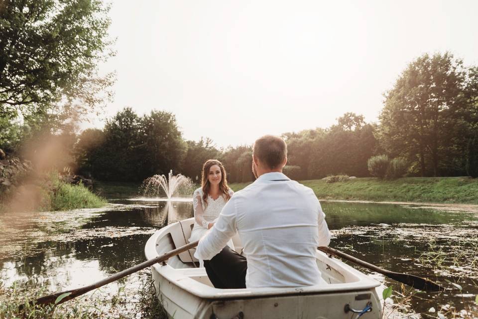 On a boat