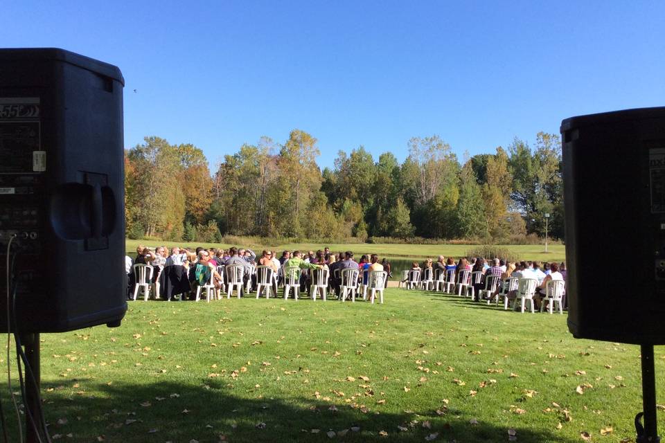 Outdoor ceremony