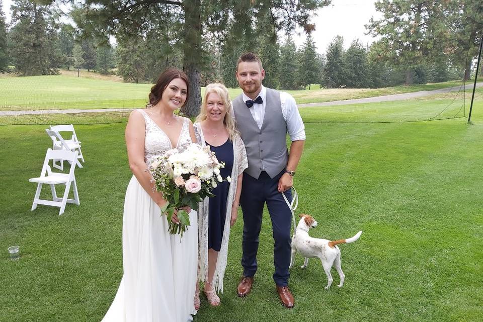 Married on the golf course