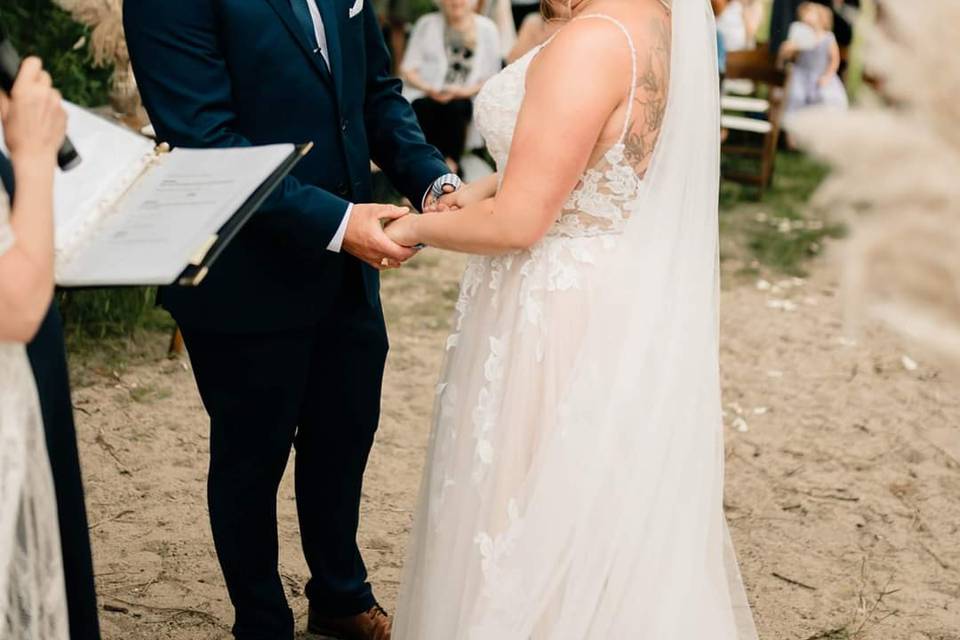 Vows on the beach