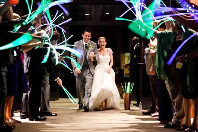 Glow stick tunnel