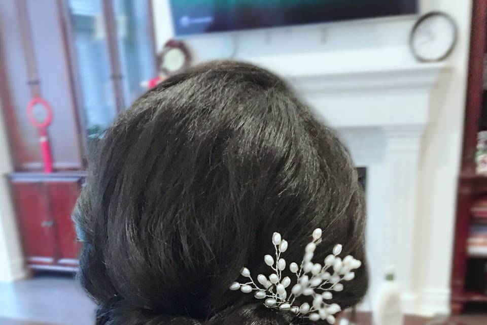 Wedding hair