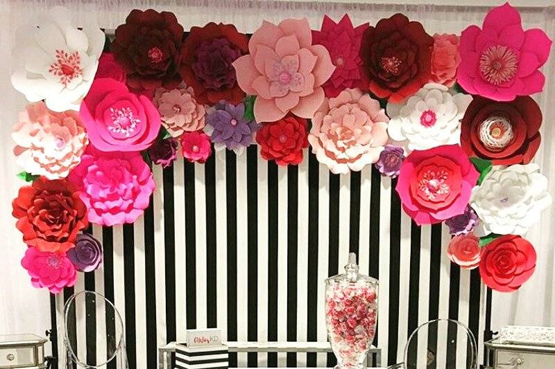 Paper Flower Backdrop