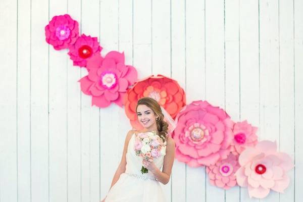 Paper Flower Backdrop