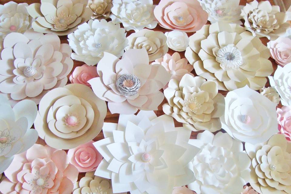 Paper Flower Backdrop