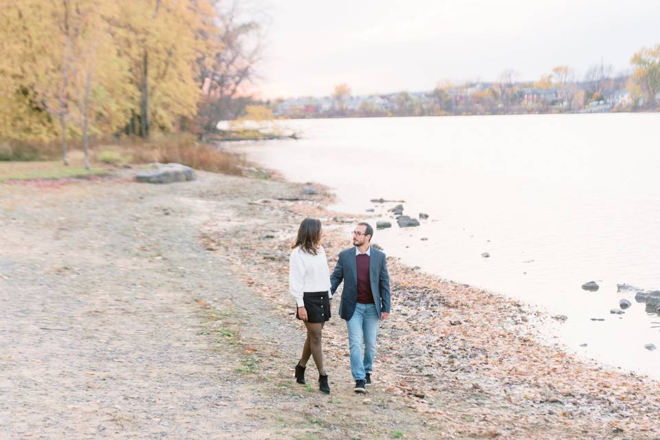 Sunset engagement