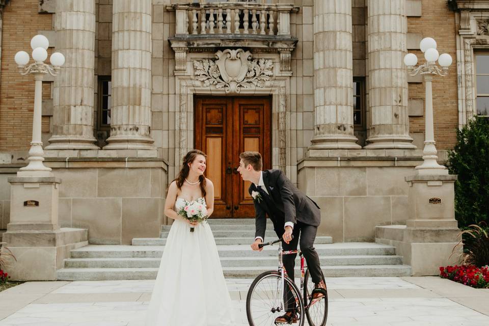 Bride and groom