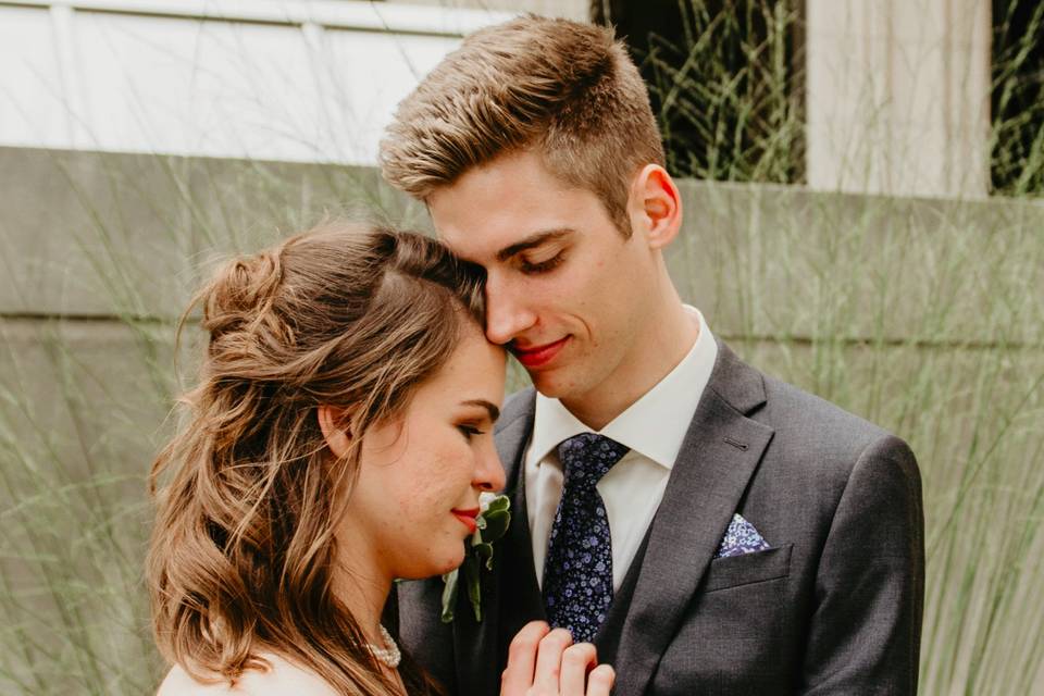 Bride and groom