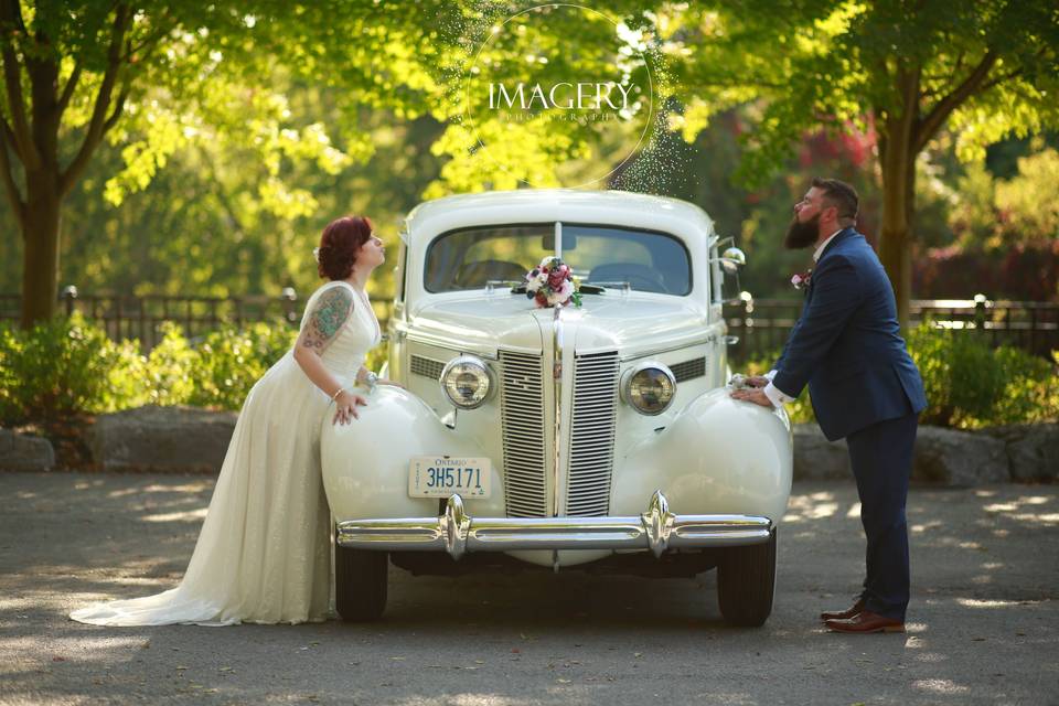 Wedding car fun