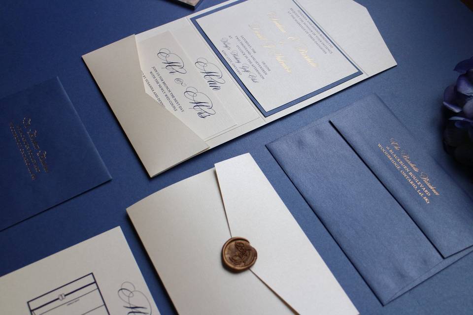 Custom wax seal monogram