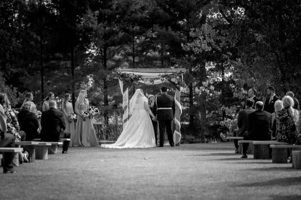 Outdoor wedding