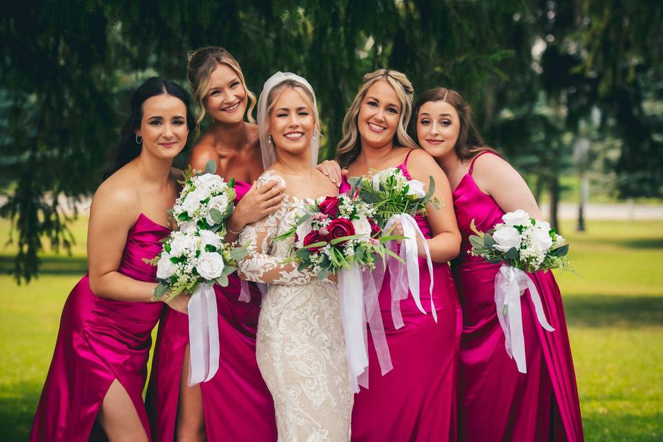 Bridal party bouquet