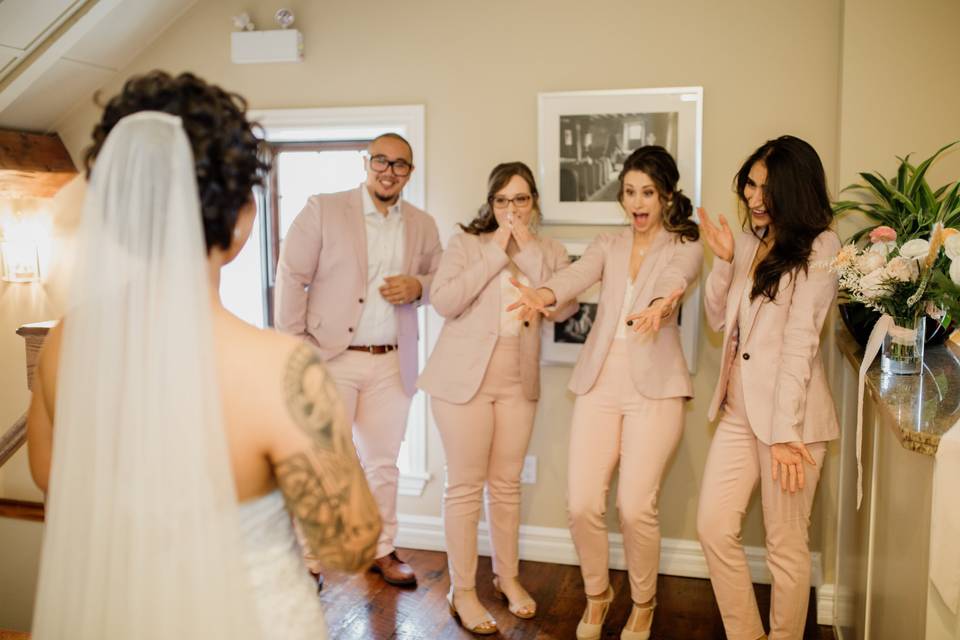 Bridal Party First Look
